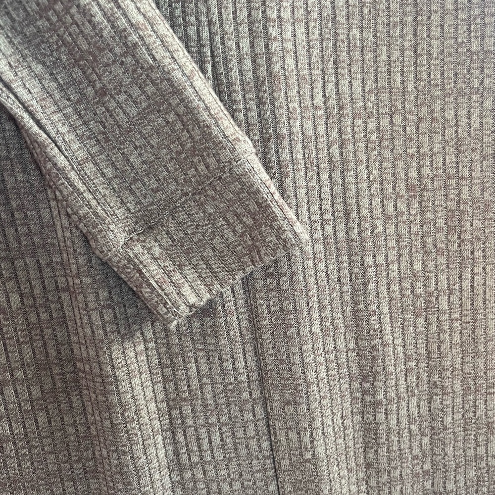 Old Navy Brown Long Sleeve Ribbed Dress - Picture 4 of 4
